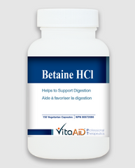 Betaine HCL (Aide digestive pour l'hypochlorhydrie)