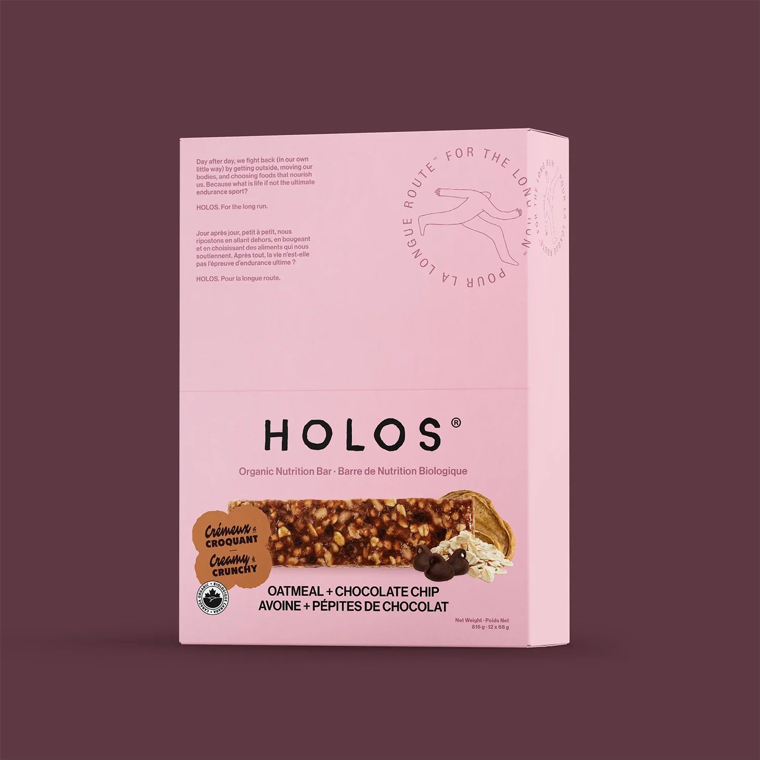 Barre de nutrition bio - boîte