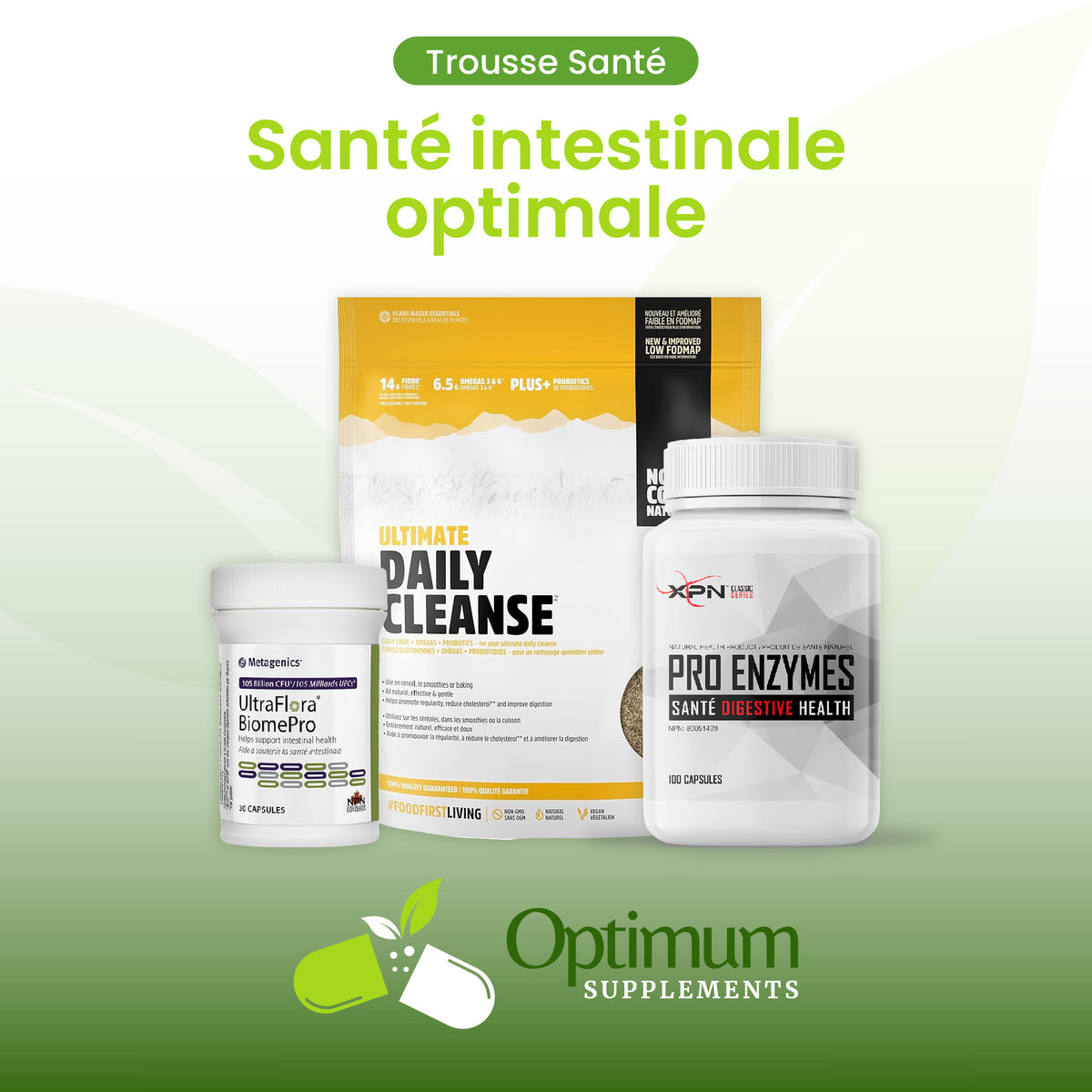Trousse - Santé intestinale optimale (10 % de rabais)