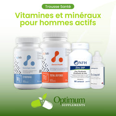 Trousse - Vitamines et minéraux pour hommes actifs