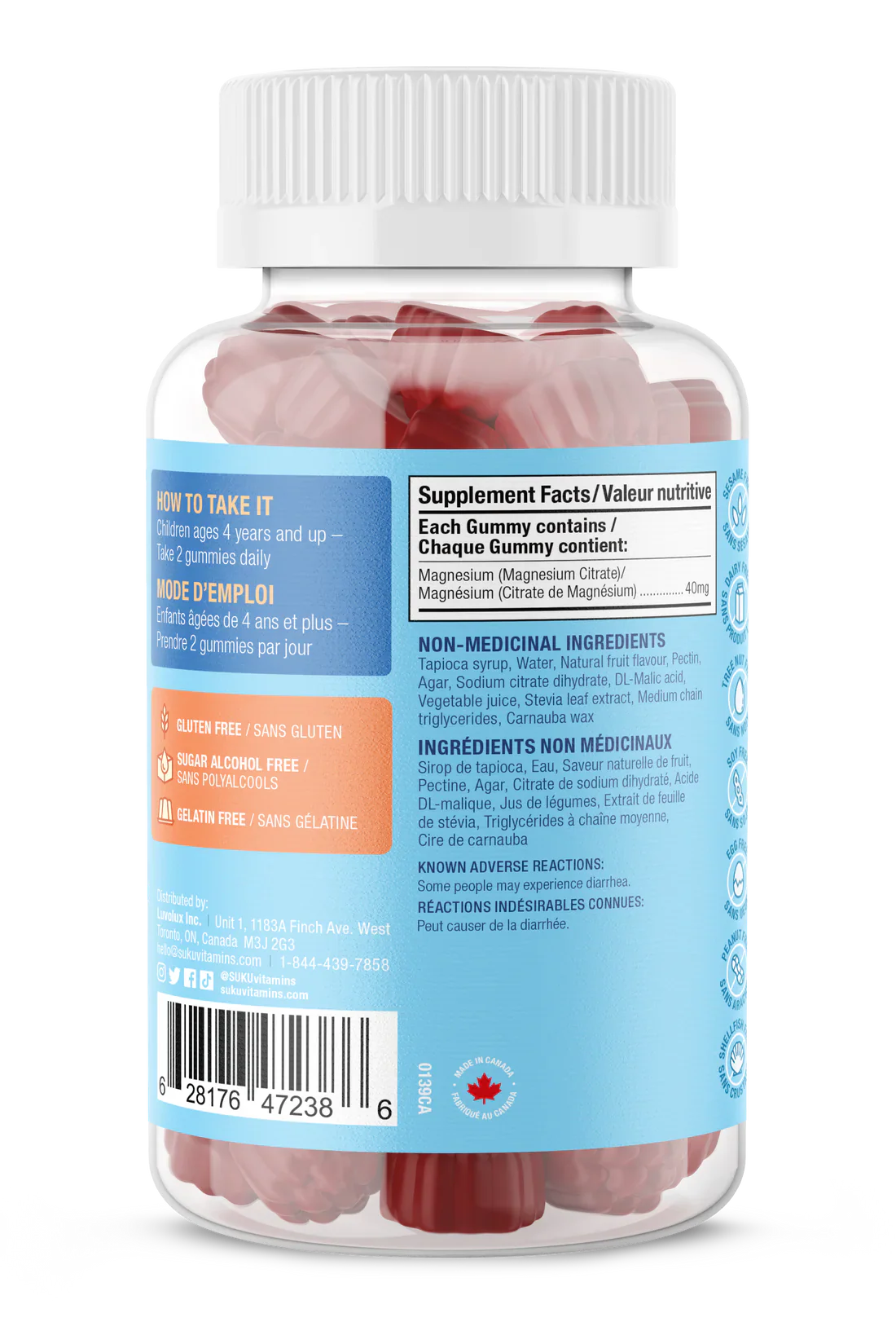 Magnésium citrate pour enfant