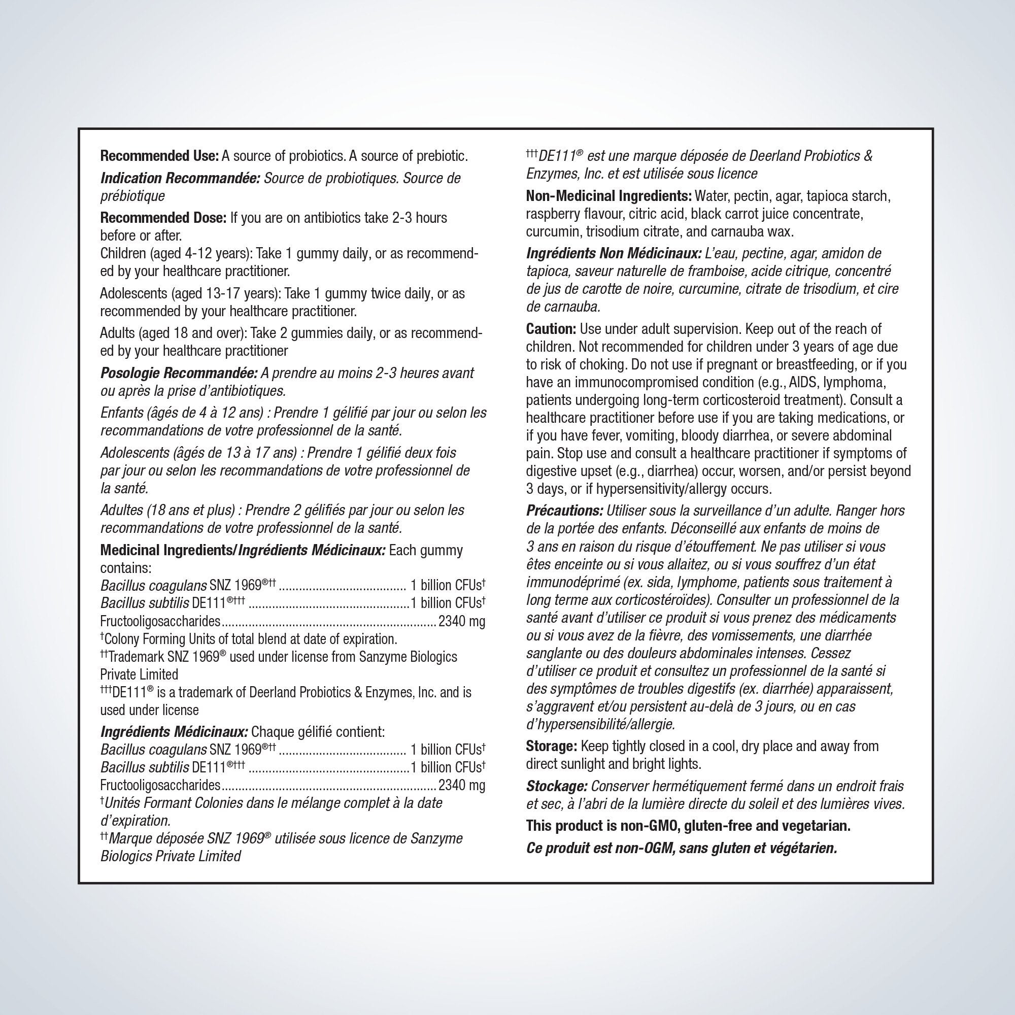 Ultraflora 3in1 Daily Probiotic gummie